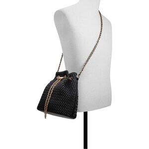 NWT Aldo Natalya Quilted Faux Leather Bucket Bag